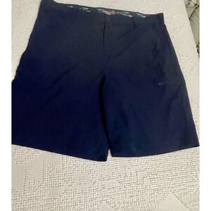 Birdie Bound Size 42 Mens Shorts Golf Cargo Pockets Blue Stretch Performance